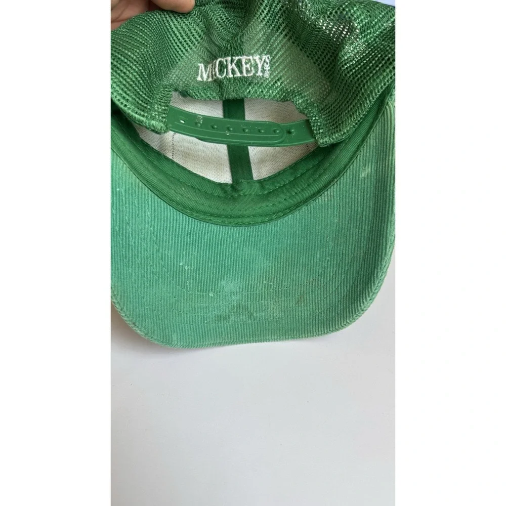 Mickeys Fine Malt Liquor Green Adjustable Hat One Size Fits Most